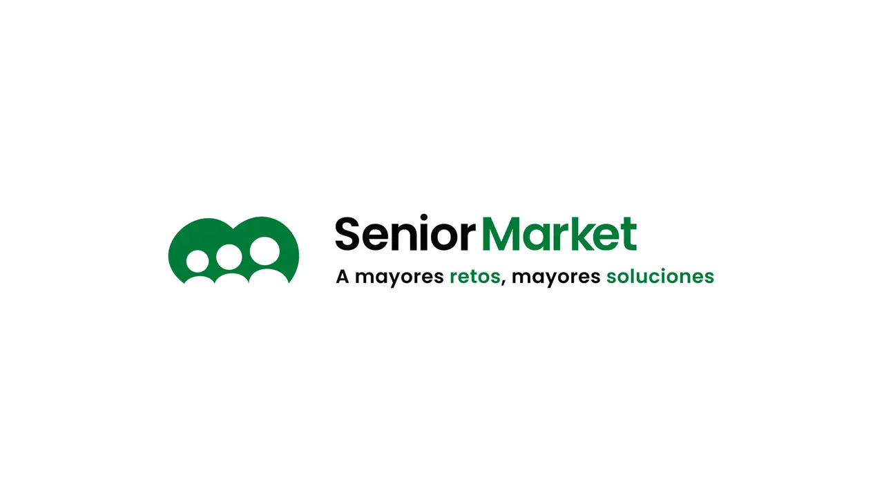 Senior Market showreel: campaign creatives, posters, merchandise and web screens assembling on screen